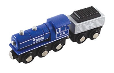 Blue brio train store